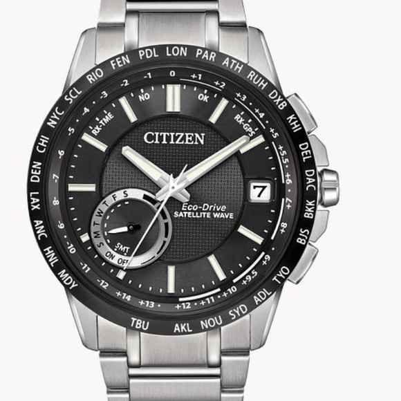 NWBOX Citizen Men’s Eco-Drive Satellite Wave CC3005-85E GPS World Time Watch. - Picture 1 of 12